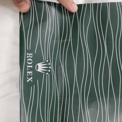 ROLEX Watch PAPER SHOPPING GIFT GREEN BAG 8.3X8 INCHES | eBay