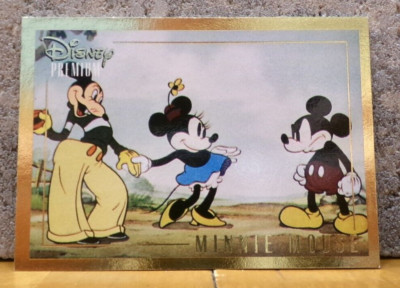 DISNEY PREMIUM TRADING CARD MINNIE MOUSE MICKEY'S RIVAL 1936 WITH MORTIMER