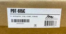 Middle Atlantic PDT-615C / 6-Outlet 15 Amp Rack Power Strip