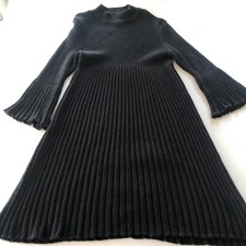 Lemmie Nina Leonard Black Sweater Dress Women’s Sz S A1414