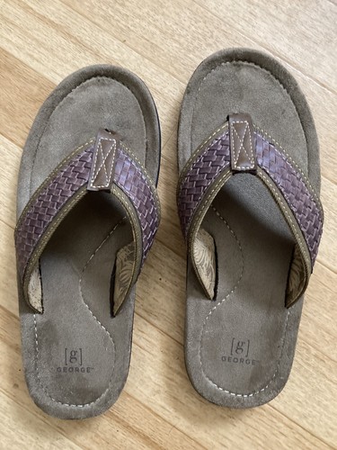 george memory foam flip flops
