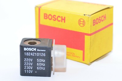Magnet-Spule von Bosch Typ 1 824 210 126, 220 V / 50 Hz, Ø8-9mm, Valve Coil, NOS