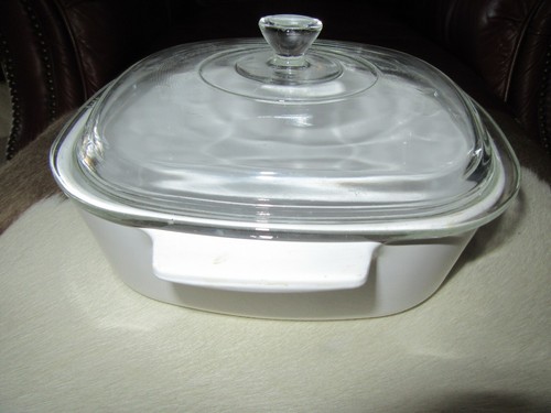 CL/2 QUART CORNING WARE CASSEROLE DISH/A-2-B/LID/61-B/BLUE CORNFLOWER/#1 - Picture 3 of 10