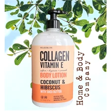 BUY 1 GET 1 50% OFF Home & Body Co Collagen Body Lotion Coconut, Hibiscus +Shea