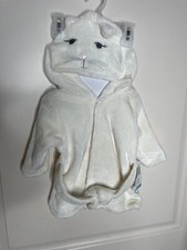 New Hudson Baby Hooded Bathrobe Size 0-9 Months Retail 25