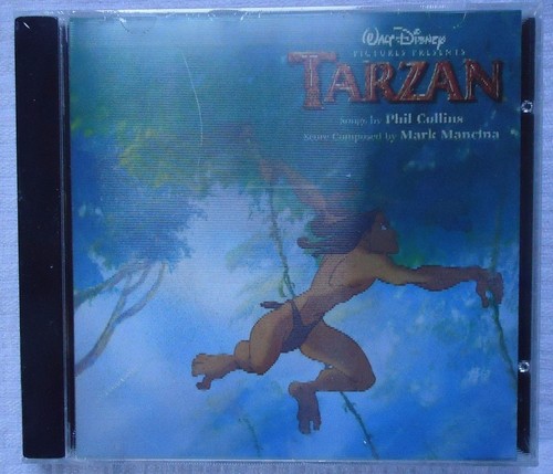 WALT DISNEY'S TARZAN PHIL COLLINS CD WITH HOLOGRAM COVER SEALED #17062 & 20901 - Picture 1 of 2