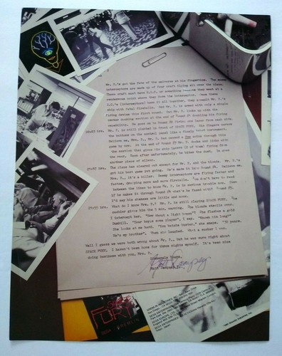 Space Fury Arcade FLYER 1981 Original Retro Video Game Vintage Retro Promo Art - Picture 3 of 7