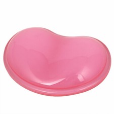 11.3cm Length Heart Shaped Silicone Hand Wrist Rest Pink for Mouse