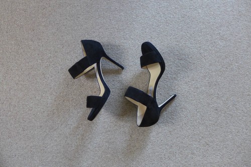 Jimmy Choo Alana Black Suede Sandals, sizes 39 & 39.5 - Brand new, RRP £795 - Picture 9 of 12