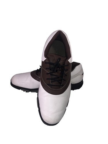 Nike Lunar Clayton Leather Golf Shoes 628535-100 Men's US 10.5