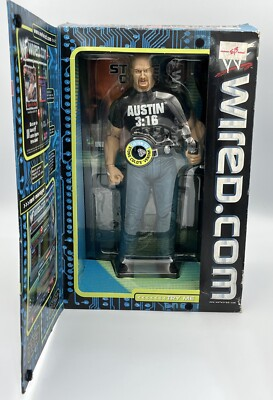 #ad JAKKS Pacific WWE 1999 Stone Cold Steve Austin Internet Active Electronic Figure $19.84