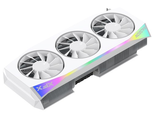 XFX Mercury AMD Radeon RX 9070 XT OC White Gaming Edition with RGB - Picture 3 of 3