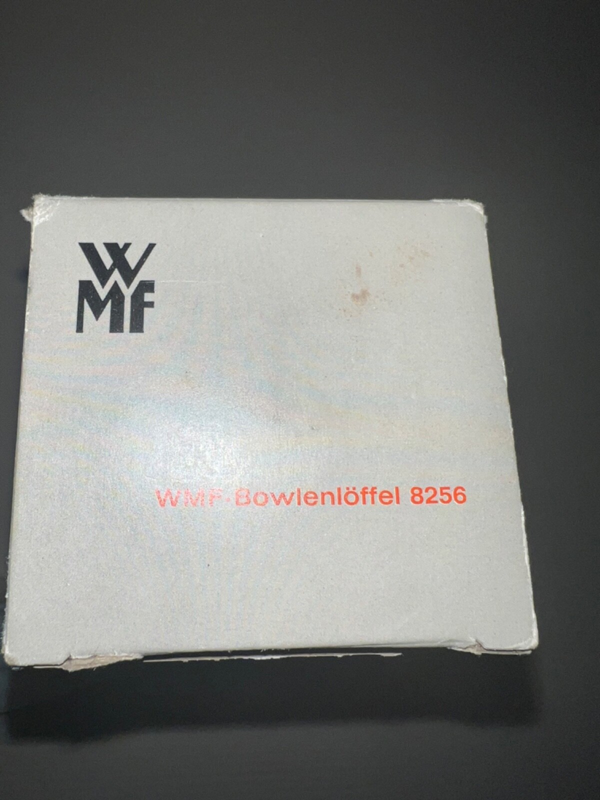 Rare Mid century WMF Ladle SIGNED WMF BESTECK German silver plate 14" unique