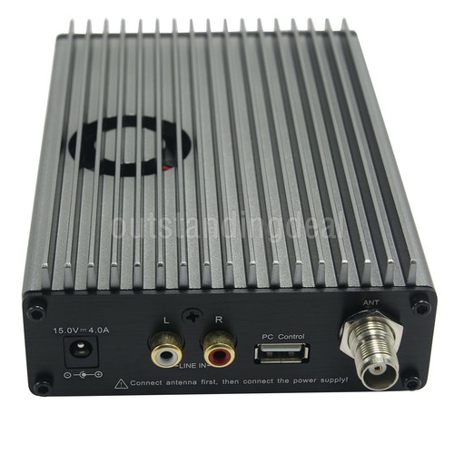 CZE-15B 0.3-15W Stereo FM Transmitter PC Control Broadcast Radio Station ot89 - Picture 3 of 7