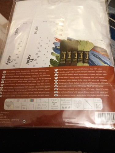 Anchor Counted Cross Stitch Kit: PCE958 Woodland Sampler,UNUSED - Picture 2 of 2