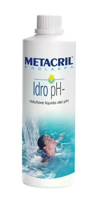 Idro PH- 1 Litro: Correttore PH Meno Liquido Professionale per Piscina e Spa