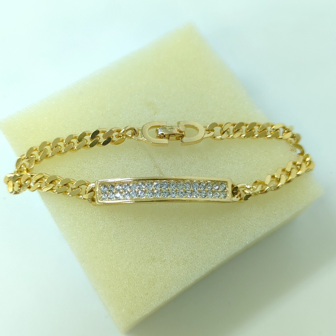 極美品✨Christian Dior Rhinestone Bracelet 極美品✨Christian Dior Rhinestone Bracelet