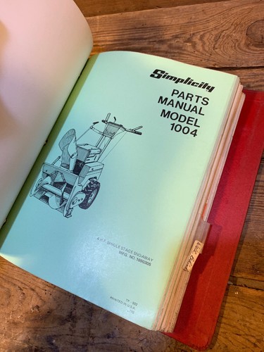 Simplicity Owners Manual Parts Book Binder Mower Snow 3414H Baron Riding Tractor - Bild 8 von 12