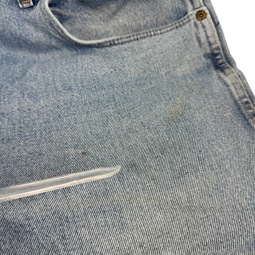 Wrangler Jeans Mens Tag Size 40X30 Straight Leg Blue Denim Actual 38X29 - Picture 11 of 13