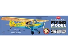 Balsa wood airplane model PIPER SUPER CUB Guillows  303 LC Laser Cut