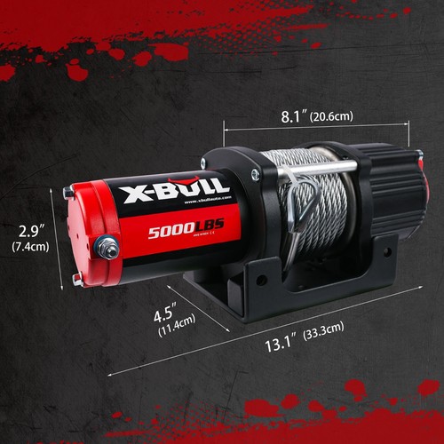 X-BULL 12V Electric Winch 3000lbs ATV 4500lb winch 12000lb winch 14500lb Winch - Picture 167 of 235