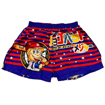City super Life Commercial Comic Choco Bat Major Baseball Theme Shorts  29-32 in