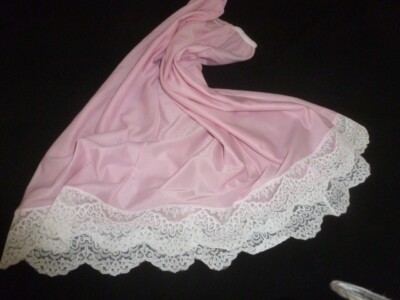 joli jupon vintage, jolie dentelle taille élastique T 40/42/44 ref 44ZZ