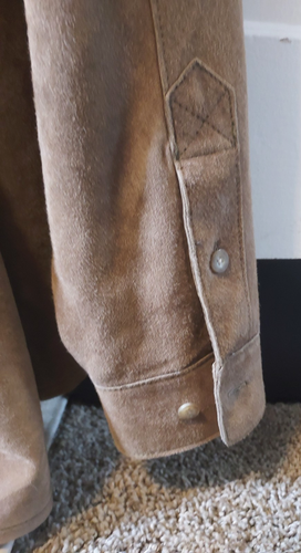 Indigo Palms Denim Company -Genuine Suede Leather Shirt Jacket -Brown -Size XXL - Picture 7 of 10