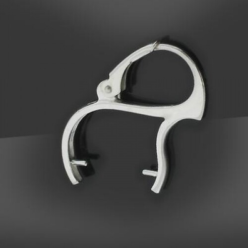 1 Paar Brisuren für 14 mm Perlen 925 Sterling Silber Zubehör - Picture 1 of 1