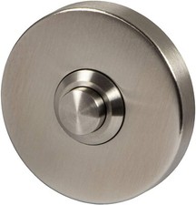 Edelstahl Klingelplatte Haustür-Klingel rostfrei rund Klingel Türklingel Ø 52 mm