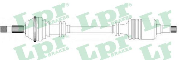 DS20095 LPR Drive Shaft for CITROËN,FIAT,PEUGEOT