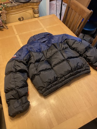 Nautica Competition Puffer Jacket Youth XS Vintage ? Nylon Goose Down Filing - Picture 5 of 7