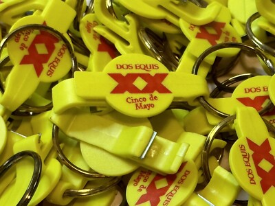 NOS Dos Equis Beer Cinco De Mayo Bottle Opener Keychain Tool Promotional Item 4 