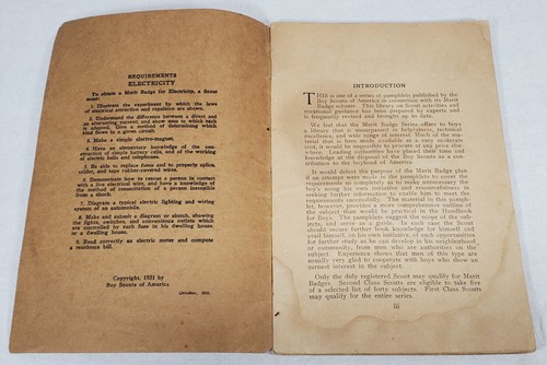 Boy Scouts Of America ELECTRICITY Merit Badge Series - Dated 1931, Paperback - 第 6/13 張圖片