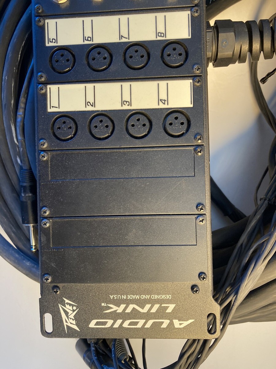 Peavey 822P 100' audio link In Hardcase MS14 See Pics And