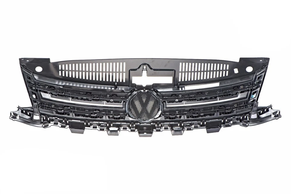 12-17 VW Volkswagen Tiguan negro satinado con parrilla delantera cromada Foto 4 de 4