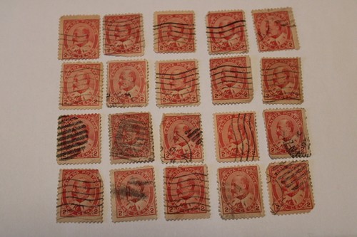 Lot of 20 *** 1903 Canada - 2 Cents King Edward VII Issue Scott #90 - Picture 3 of 8
