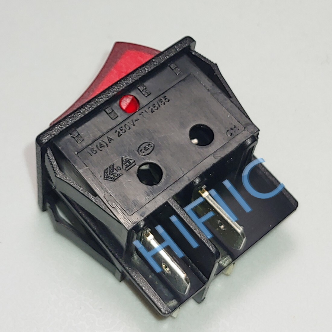 孔雀16 CANAL R SERIES 4 pins 2 Positions Rocker Switch 16A 125