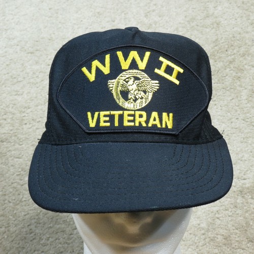 WW2 Veteran Hat Cap Snapback World War 
