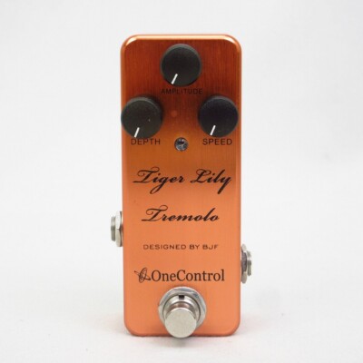USED ONE CONTROL Tiger Lily Tremolo Guitar Effects Tremolo