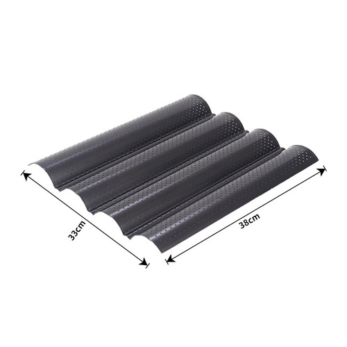 Non-stick French Baguette Pan Bread Baking Mould Loaves Mold Cooking Tray DX - Picture 21 of 22