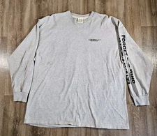 Scent Blocker Long Sleeve T Shirt Grey Mens Sz XL