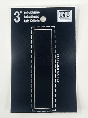 Hy-Ko 3 In. Vinyl Black Self-adhesive Letter J for sale Hy-Ko 3 In. Vinyl Black Self-adhesive Letter J for sale