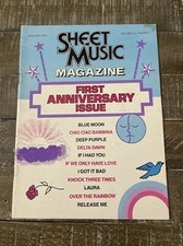 Sheet Music Magazine Song Book