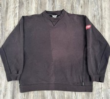 Vintage REEBOK Faded Embroidered Logo Pull Over Sweatshirt Size L C1