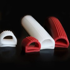 Silicone Rubber Sealing Strip E Shape White/Red High-Temp Oven Car Seal Strip
