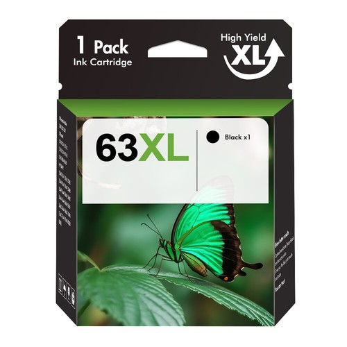 63XL Wkłady atramentowe Wysoka wydajność do HP 63 OfficeJet 3830 4650 5200 5230 5255 5258 - Zdjęcie 7 z 10