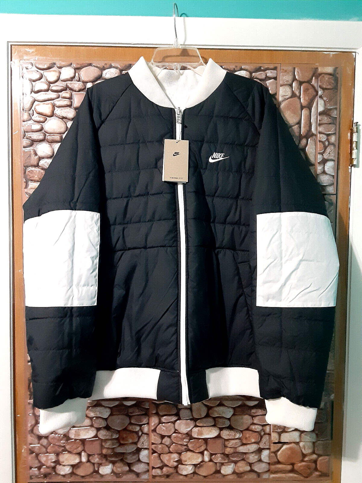 Nike Sportswear Therma-Fit Legacy Reversible Bomber Jacket DD6849-030 Size  XL | eBay