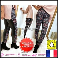 🔴 SKY MAT LEGGINGS SEXY Bi-Material ROT & SCHWARZ TRENDY FANTASY MUSTER 🔴