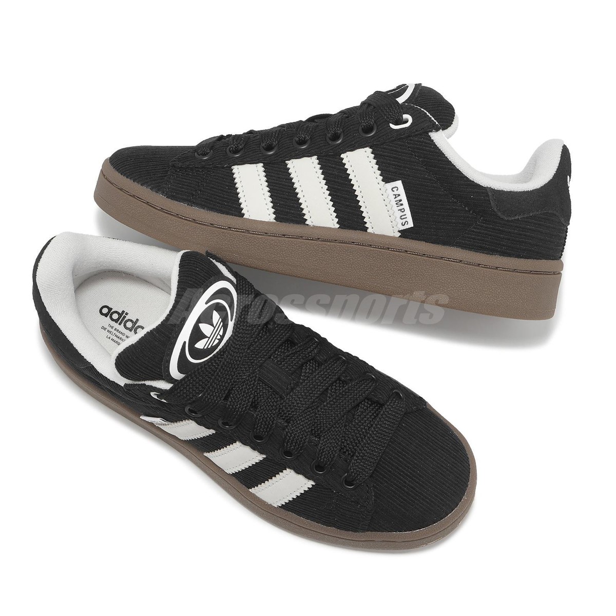 adidas Originals Campus 00S Black Gum Corduroy Men Unisex